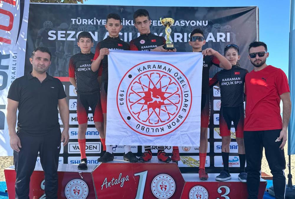 Karaman Bisiklet Takımı, Alanya’da madalyalar kazandı