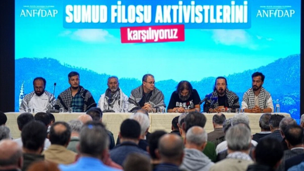 Sumud Filosu aktivistleri: T&uuml;rkiye'nin u&ccedil;aklarını orada g&ouml;rd&uuml;ğ&uuml;m&uuml;zde hepimiz rahatladık