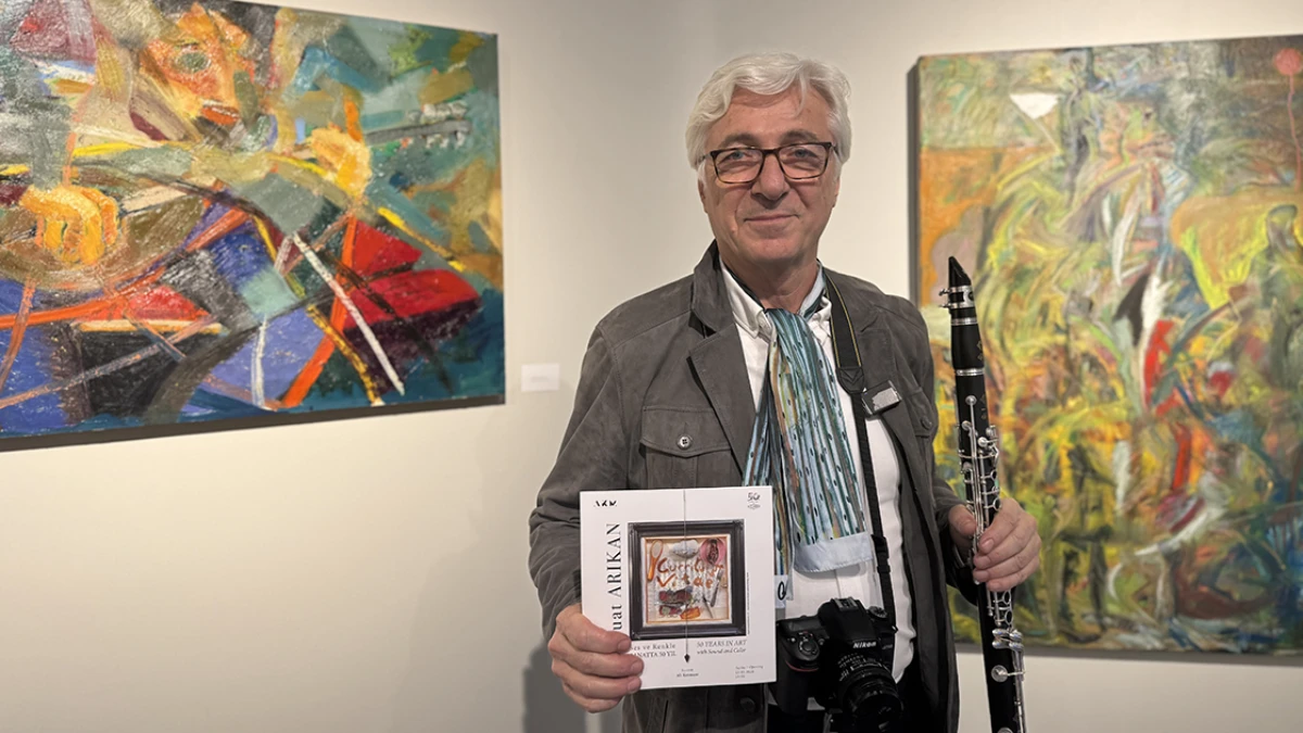 Ses ve Renkle Sanatta 50 Yıl sergisi, AKM'de a&ccedil;ıldı