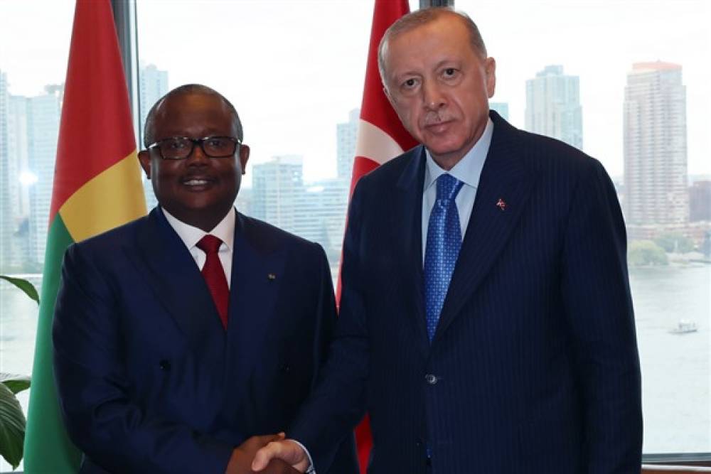 Cumhurbaşkanı Erdoğan, Gine Bissau Cumhurbaşkanı Embalo ile görüştü