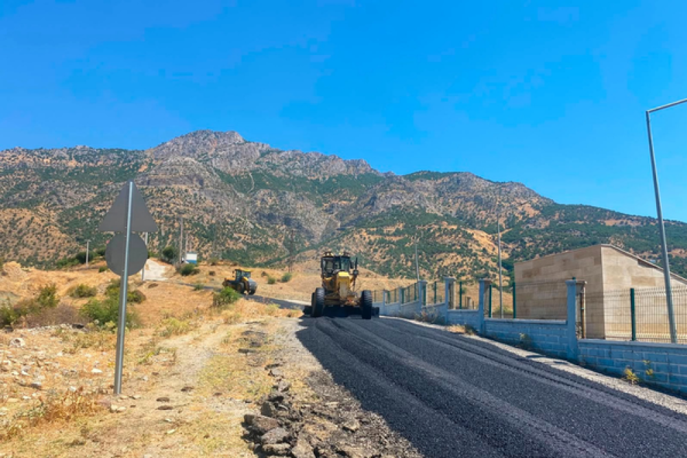 Kavaklı-Ziyaret k&ouml;y yolunda asfalt onarımı tamamlandı