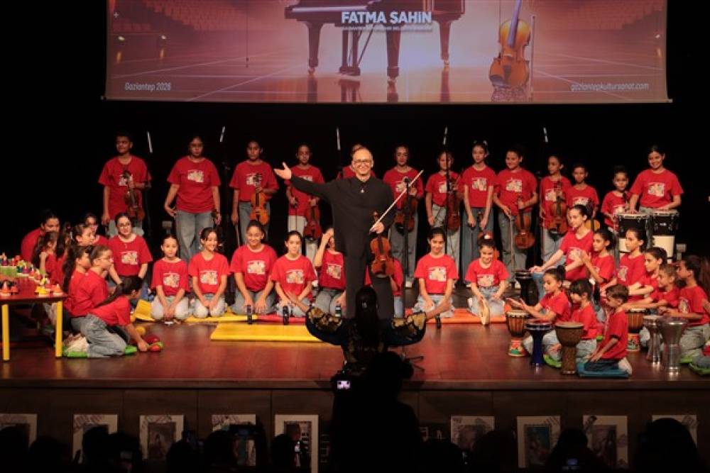 Gaziantep&rsquo;te Uluslararası &Ccedil;ocuk M&uuml;zik Kampı tamamlandı