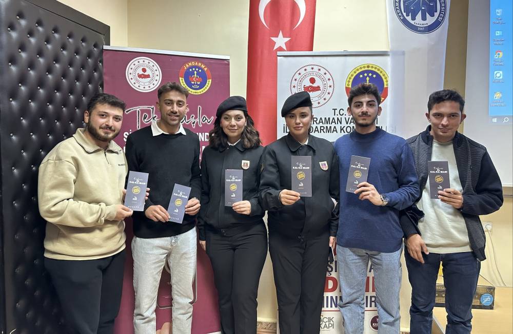 Karaman İl Jandarma Komutanlığı tarafından aile içi şiddet konulu seminer yapıldı