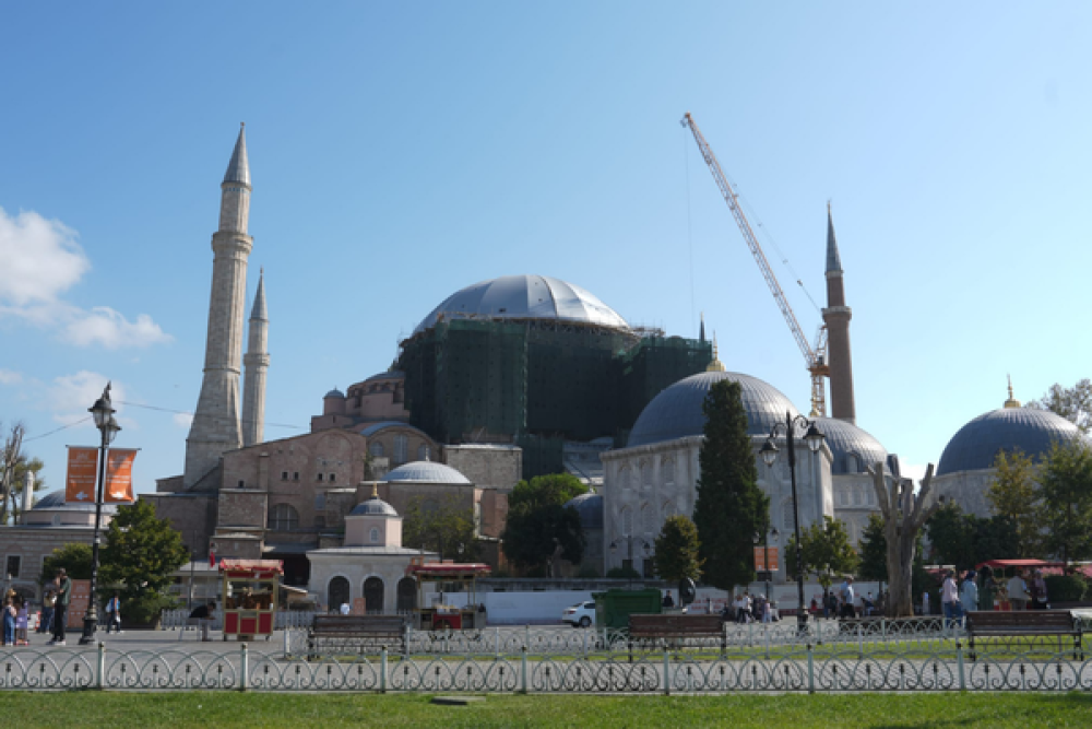 Ayasofya&rsquo;da dev restorasyon: 4 etabın 3&rsquo;&uuml; tamamlandı