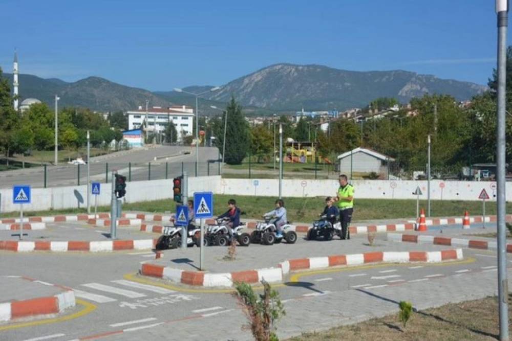 Karabük’te çocuklara trafik bilinci aşılandı