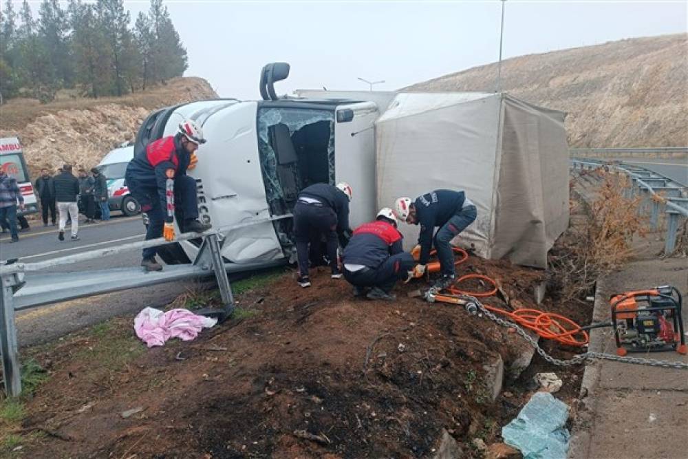 Karaköprü'de trafik kazası: 1 yaralı