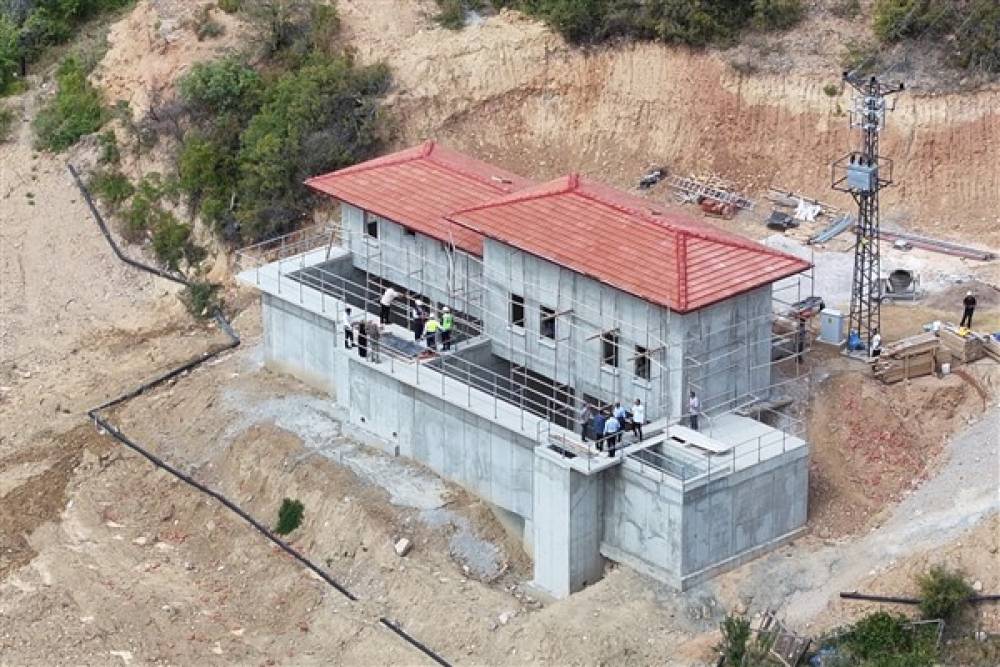 Konya Büyükşehir, Taşkent Atıksu Arıtma Tesisi inşaatında ilerleme kaydediyor