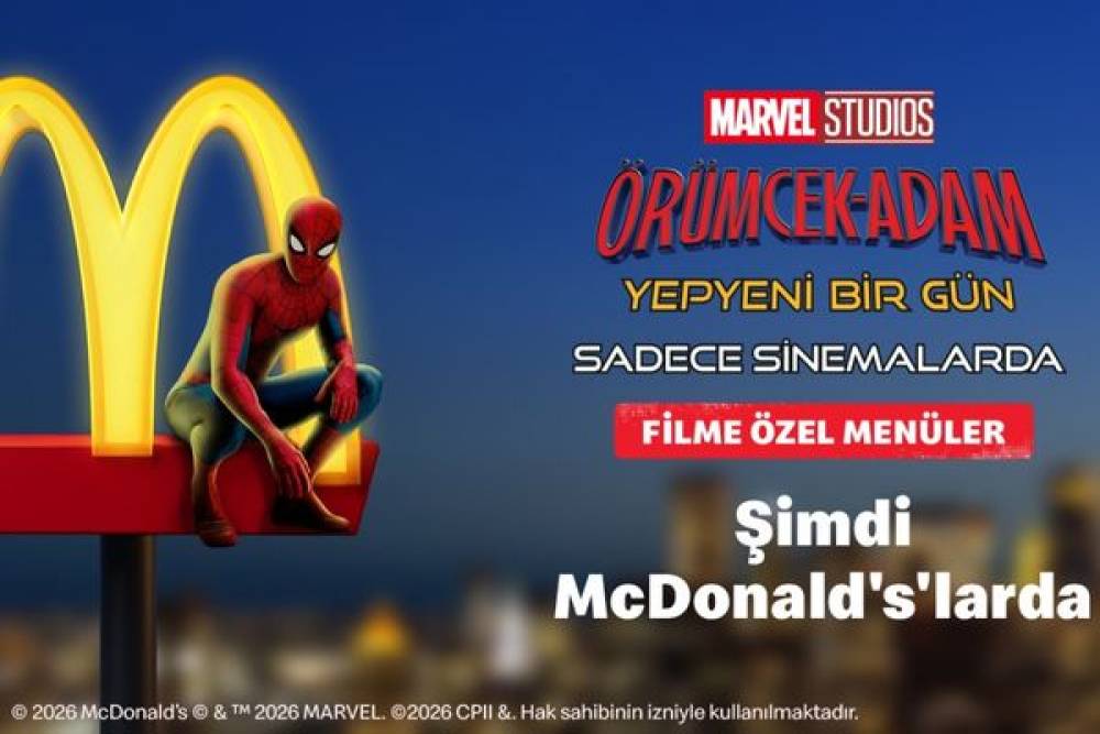 "&Ouml;r&uuml;mcek Adam: Yepyeni Bir G&uuml;n" efsane kahraman şimdi McDonald's T&uuml;rkiye'de